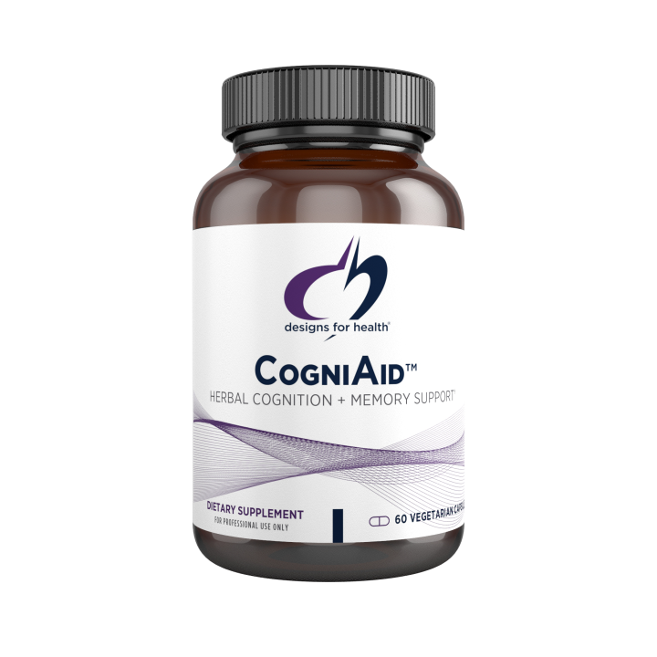 Designs for Health, CogniAid, поддержка памяти и работы мозга, 60 капсул