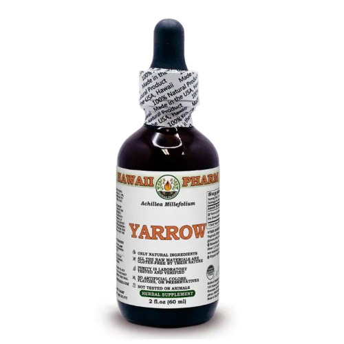 Hawaii Pharm, Yarrow, Жидкий экстракт тысячелистника обыкновенного, 120 мл