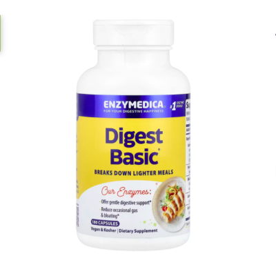Enzymedica, Digest Basic, Пищеварительные ферменты, 180 капсул