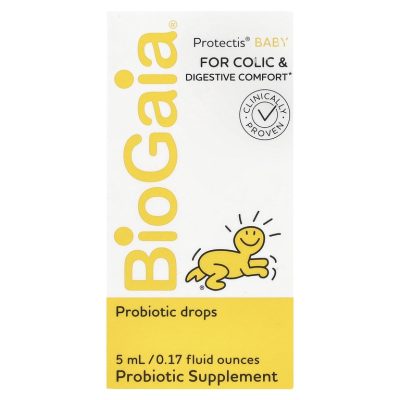 BioGaia, Protectis, детские капли против колик и для улучшения пищеварения, 5 мл