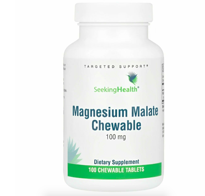 Seeking Health, Магний, 100 мг, Magnesium Chewable, 100 жевательных таблеток