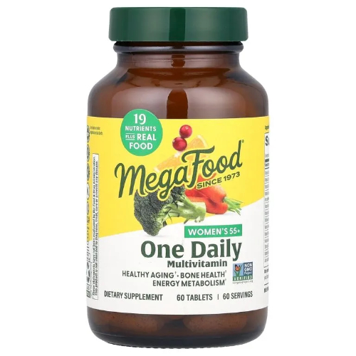 MegaFood, One Daily Women's 55+, витамины для женщин старше 55 лет, 60 таблеток