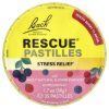 Bach, Rescue Pastilles, Пастилки для снятия стресса, ягодное ассорти, 35 шт, 50 г