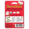 Sierra Bees, набор органических бальзамов для губ, гранат, 4 штуки