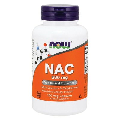 Now Foods, NAC, N-Ацетил L-Цистеин, Антиоксидант, 600 мг, 100 капсул