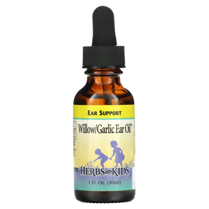 Herbs for Kids, Willow/Garlic Ear Oil, Alcohol-Free, Капли для ушей детские, без алкоголя, 30 мл