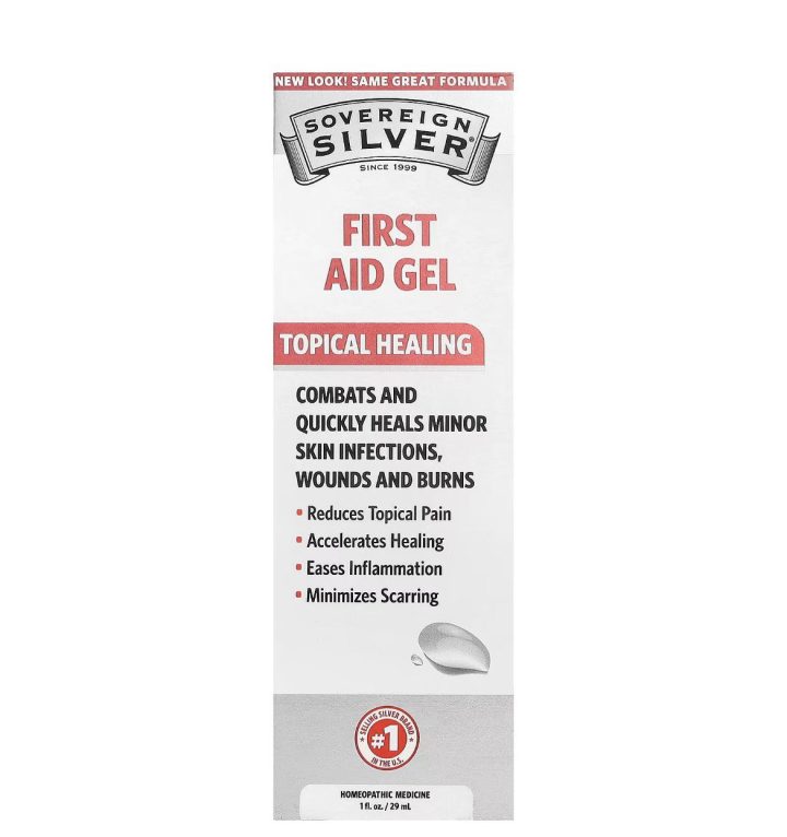 Sovereign Silver, First Aid Gel, гель для оказания первой помощи, 29 мл