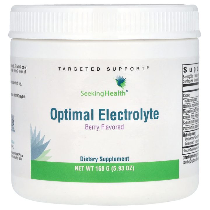 Seeking Health, Optimal Electrolyte, электролиты, вкус ягод, 168 г