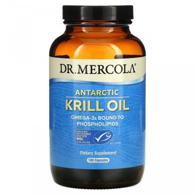 Dr. Mercola, Krill Oil, Масло антарктического криля, 180 капсул