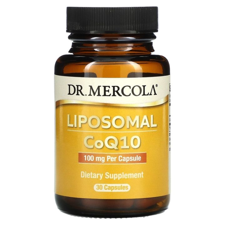 Dr. Mercola, липосомальный коэнзим Q10, Liposomal CoQ10, 100 мг, 30 капсул