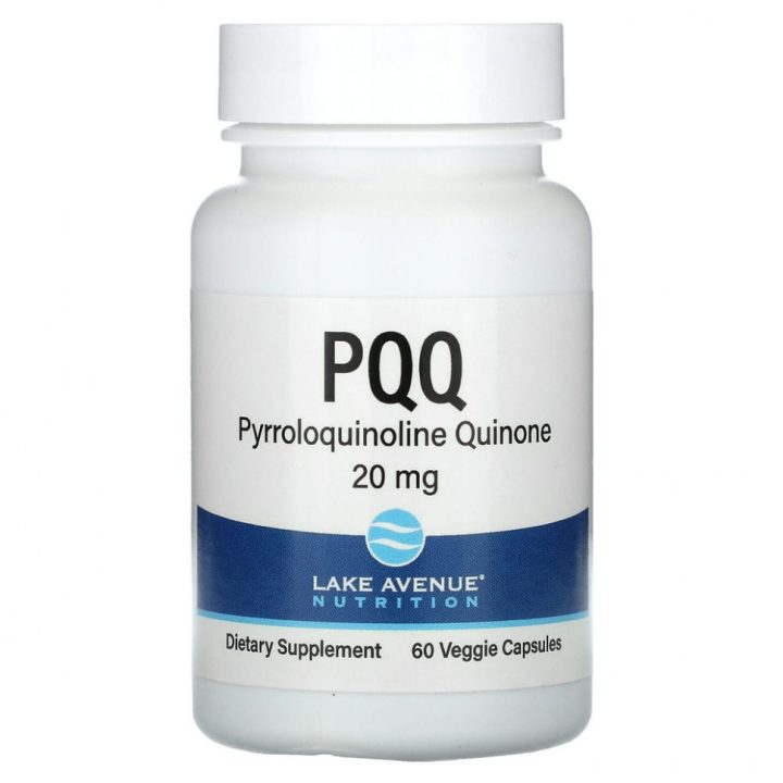 Lake Avenue Nutrition, PQQ (пирролохинолинхинон), 20 мг, 60 капсул