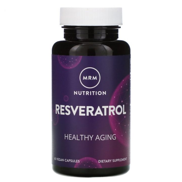 MRM Nutrition, Ресвератрол, Resveratrol, 60 капсул