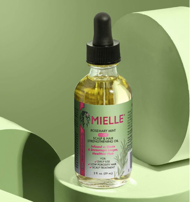 Mielle, легкое масло для укрепления волос, розмарин и мята, 59 мл