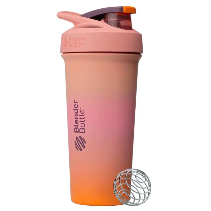 BlenderBottle, Шейкер спортивный Sleek, цвет Sunrise, 740 мл (25 унций)