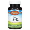 Carlson, Витамины D3 и K2, 5000 IU, 90 вегетарианских капсул