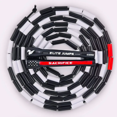 Elite Jumps cкакалка бисерная THIN RED LINE Beaded Jump Rope