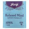 Yogi Tea, Relaxed Mind, чай для спокойствия души и тела, без кофеина,16 чайных пакетиков