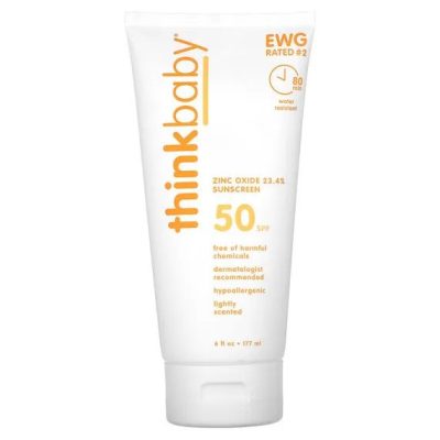 Thinkbaby, Солнцезащитный крем, фактор защиты SPF 50+, 177мл - срок до 04/25