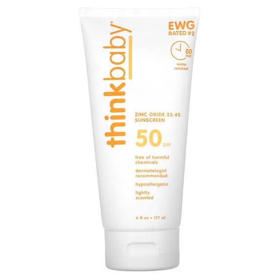 Thinkbaby, Солнцезащитный крем, фактор защиты SPF 50+, 177мл - срок до 04/25