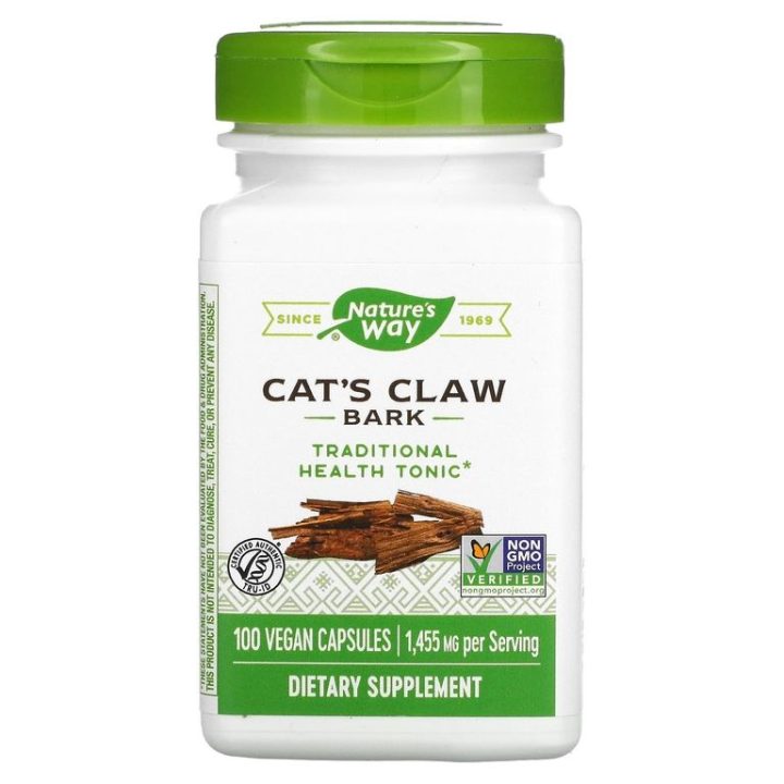 Nature's Way, Cat's Claw Bark, кора кошачьего когтя, 485 мг, 100 капсул