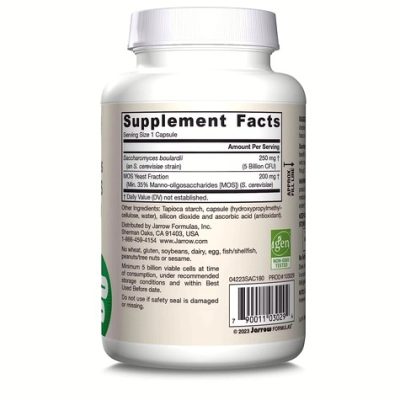 Сахаромицеты Буларди + MOS, Saccharomyces Boulardii, 180 капсул архив