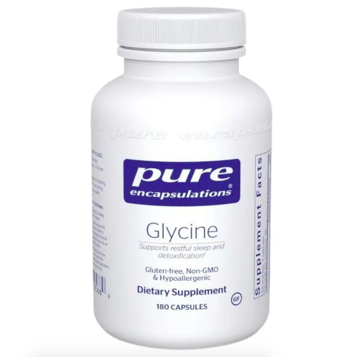Pure Encapsulations, Glycine, Глицин 500mg, 180 капсул