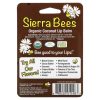 Sierra Bees, набор органических бальзамов для губ, кокос, 4 штуки