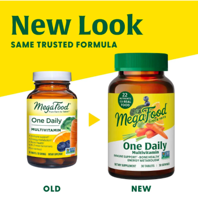 MegaFood, Multivitamin One Daily, мультивитамины для взрослых, 90 таблеток