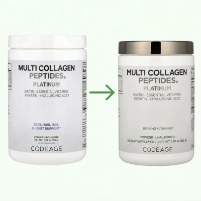 Codeage, Multi Collagen Platinum, мультиколлагеновые пептиды, порошок, 326 г