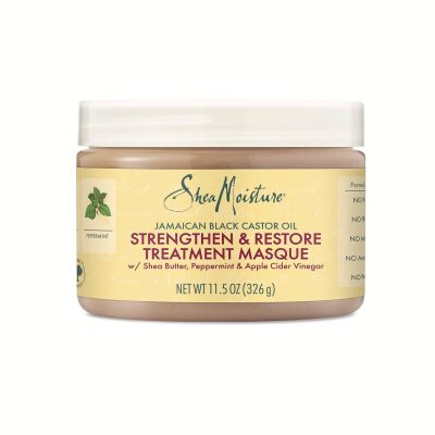 SheaMoisture, Castor Oil Strengthen & Restore Treatment Masque, маска для волос, 340 мл