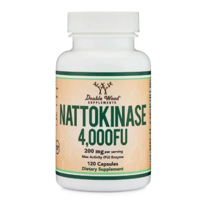 Double Wood Supplements, Nattokinase 4000 FU, Наттокиназа, 120 капс