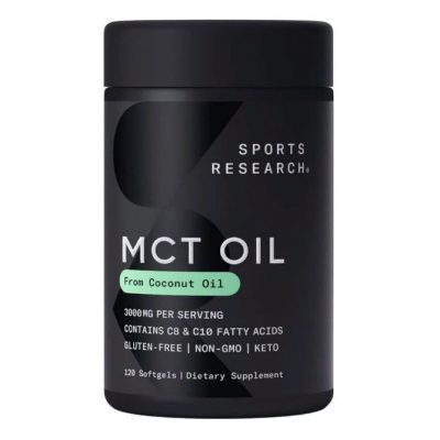 Sports Research, Масло MCT 1000 mg, 120 капсул