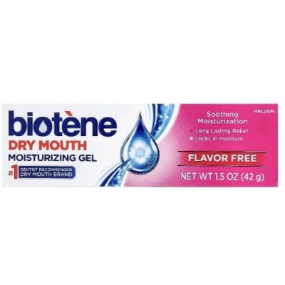 Biotene Dental Products, Dry Mouth Moisturizing Gel, Flavor Free, Гель против сухости во рту, 42 гр