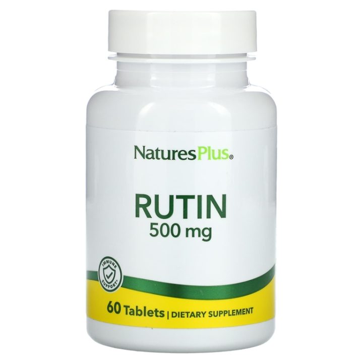 NaturesPlus, Rutin, рутин, 500 мг, 60 таблеток