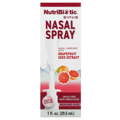 NutriBiotic, Назальный спрей с экстрактом семян грейпфрута, 29,5 мл