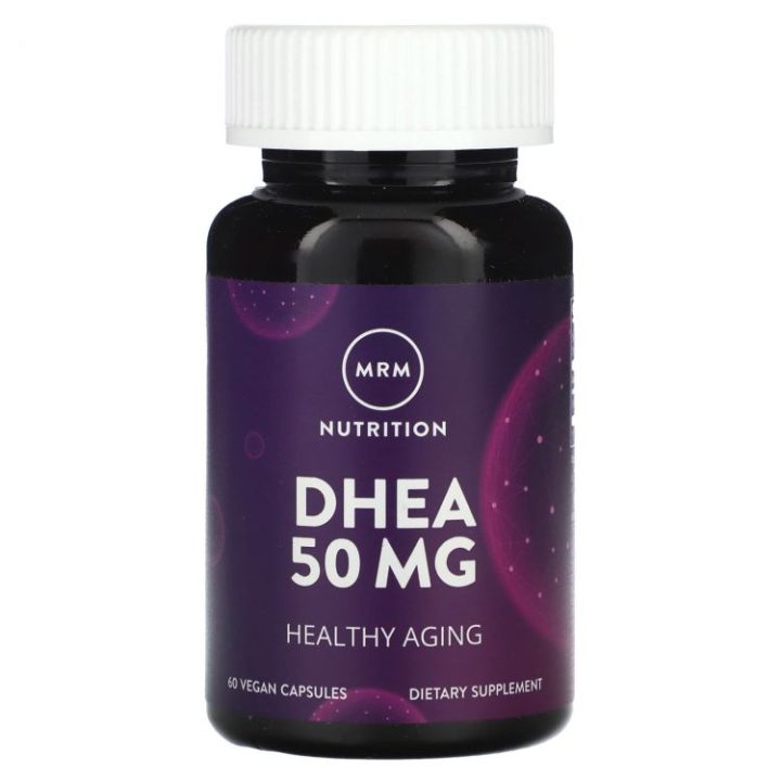 MRM Nutrition, DHEA, ДГЕА, 50 мг, 60 капсул