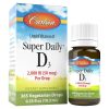 Carlson, витамин D3, Super Daily, 50 мкг (2000 МЕ), 10,3 мл