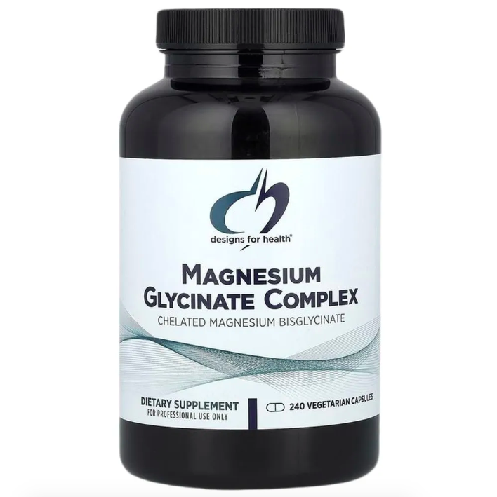 Designs for Health, Magnesium Glycinate Complex, Комплекс глицината магния, 240 вег капс