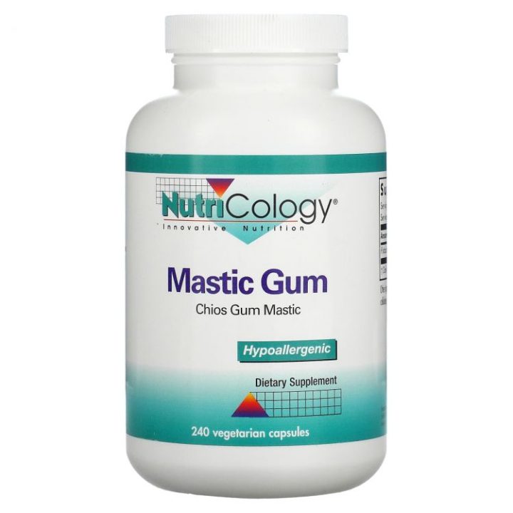 Nutricology, Mastic Gum, Мастиковая смола, 240 капсул