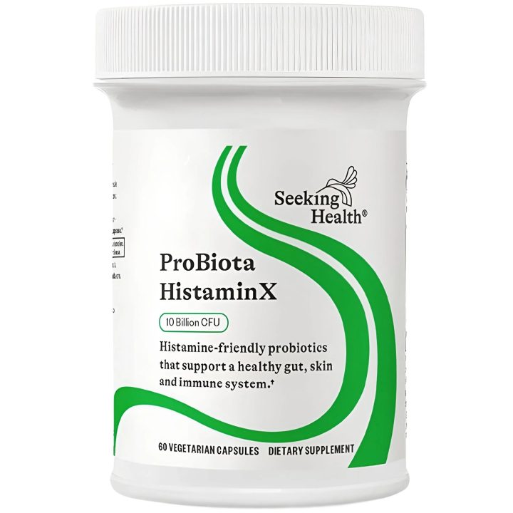 Seeking Health, ProBiota HistaminX, пробиотики, 10 млрд КОЕ, 60 капсул