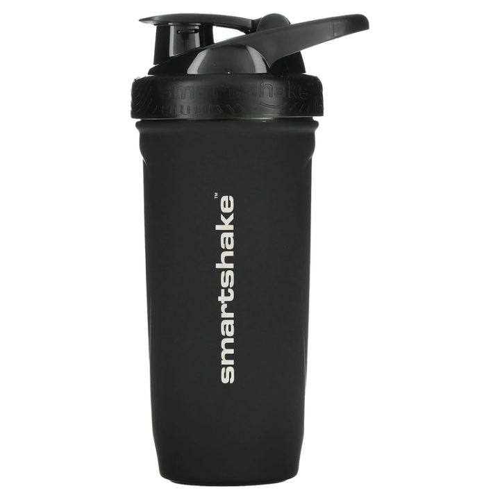 Smartshake, шейкер Reforce из нержавеющей стали, черный, 900 мл (30 унций)
