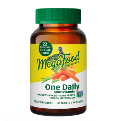 MegaFood, Multivitamin One Daily, мультивитамины для взрослых, 60 таблеток