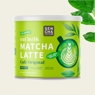 Sencha Naturals, Веганский матча латте на овсяном молоке, Cafe Original, 241 г
