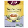 Yogi Tea, Чай для здоровья дыхательной системы без кофеина, Breathe Deep, 16 чайных пакетиков