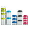 BlenderBottle, GoStak, Переносные штабелируемые контейнеры, чёрные, 2 шт.