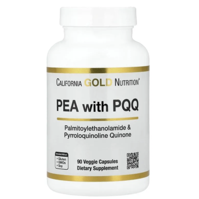 PEA (пальмитоилэтаноламид) + PQQ, Lake Avenue Nutrition, 90 капсул