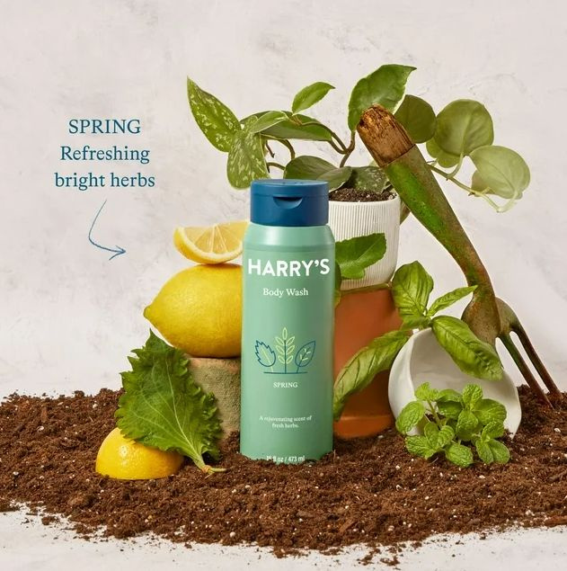 Harry's, Гель для душа, для мужчин, аромат Spring: весенний цитрус, 473 мл