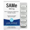 Lake Avenue Nutrition, SAM-e, 400 мг, поддержка нервной системы, 60 таблеток