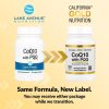 Lake Avenue Nutrition, Коэнзим Q10 с PQQ, 60 капсул
