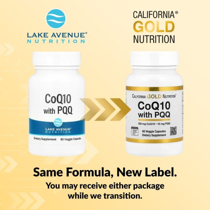 Lake Avenue Nutrition, Коэнзим Q10 с PQQ, 60 капсул